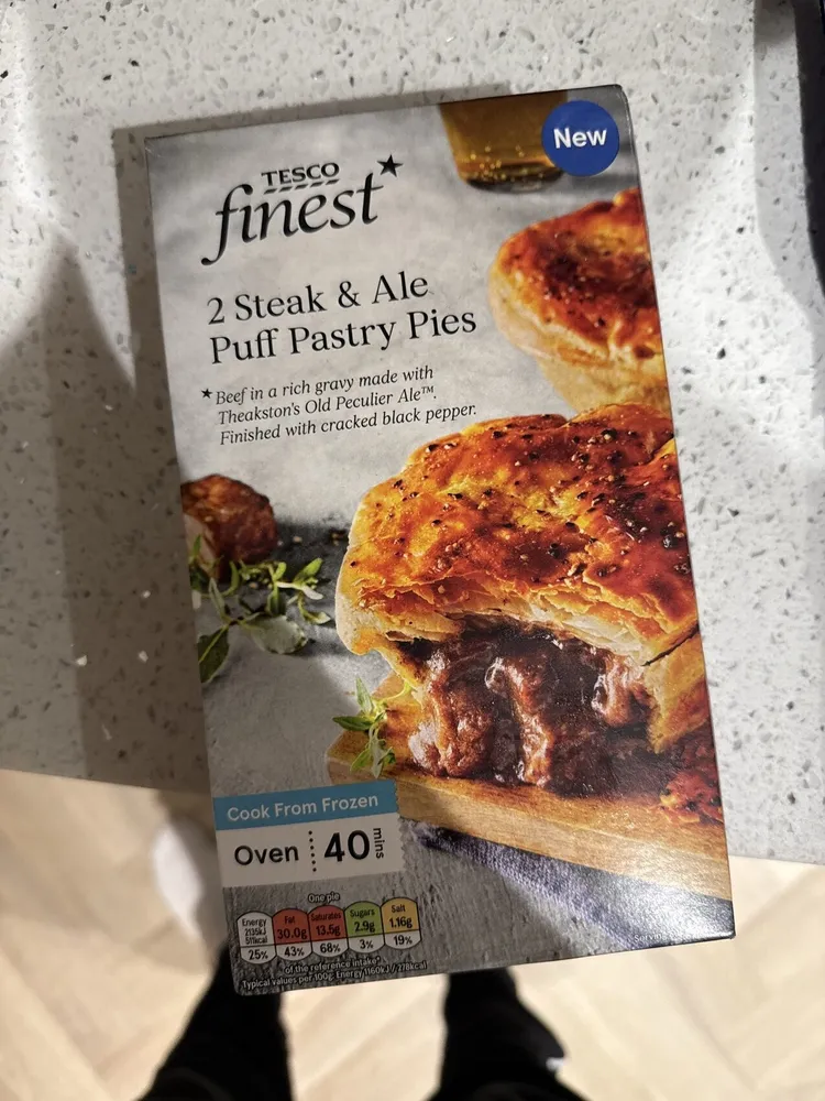 Steak & Ale Puff Pastry Pie