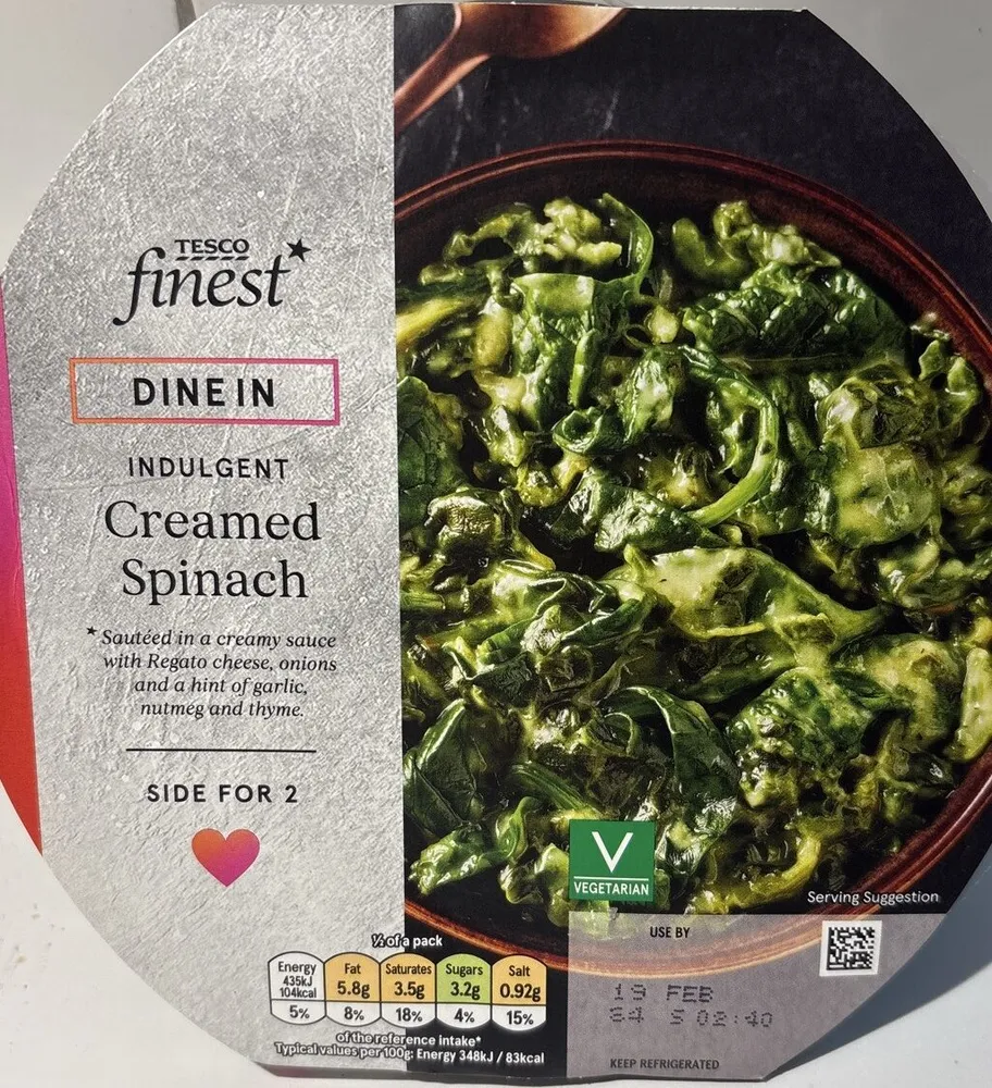 Creamed Spinach