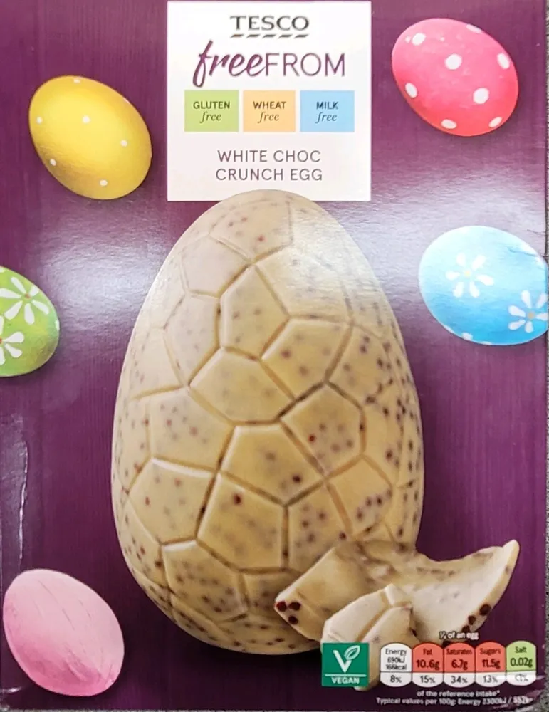 Free From White Choc Crunch Egg