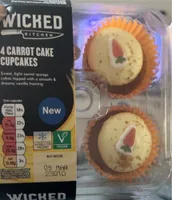 4 carrot cake cupcakes
