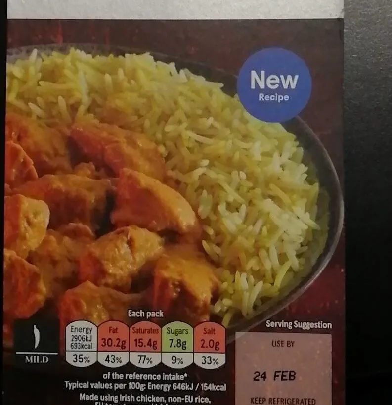 Chicken Tikka Masala with Fragrant Pilau Rice