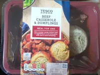 Beef Casserole & Dumplings