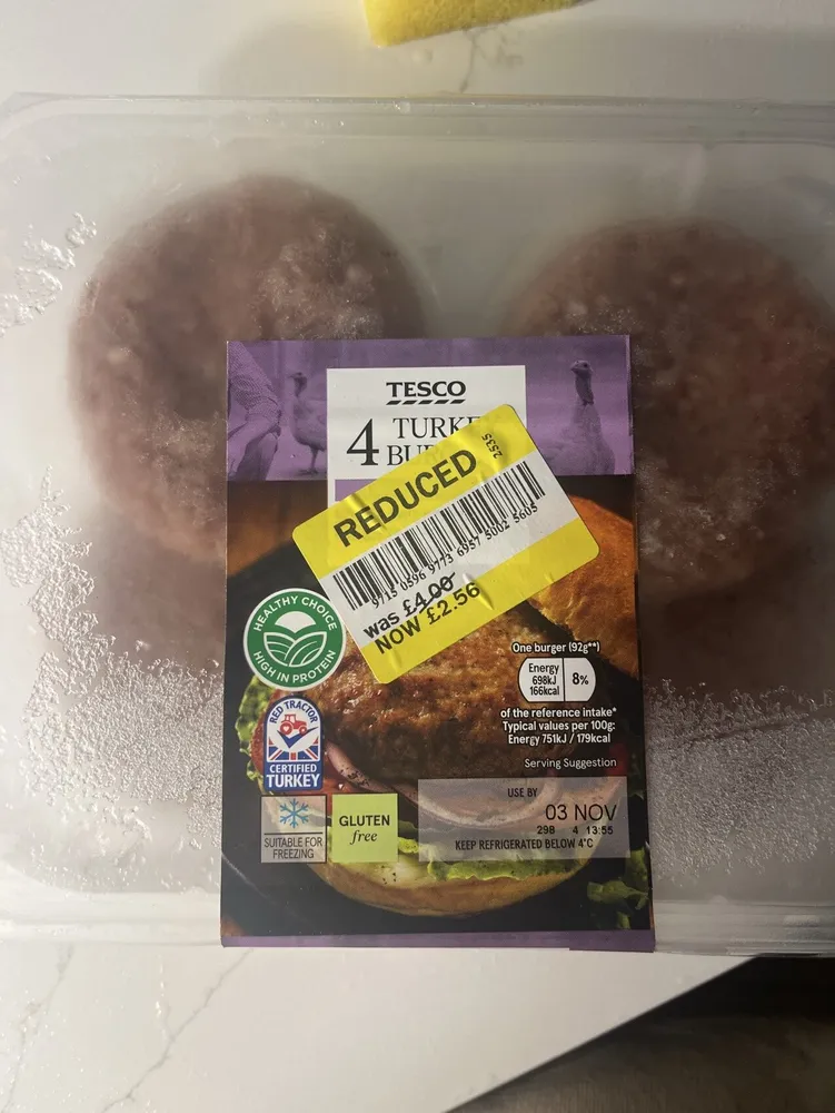 4 Turkey Burgers