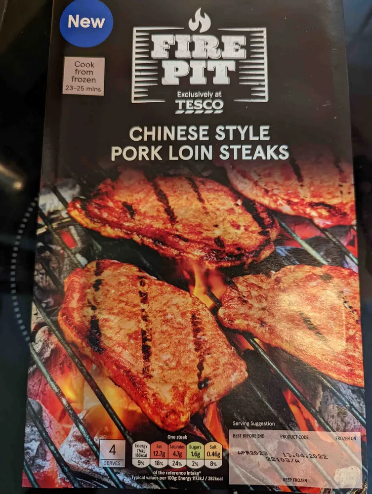 Chinese Style Pork Loin Steaks