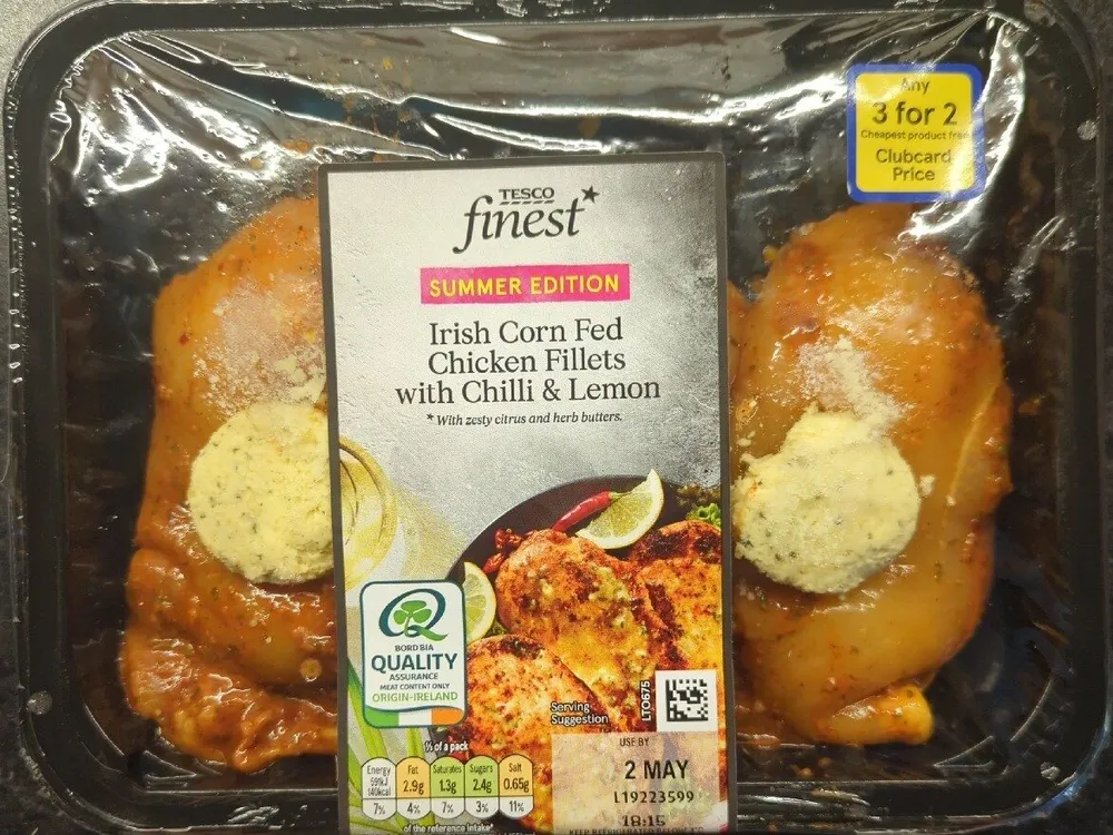 Irish Corn Fed Chicken Fillets With Chilli & Lemon