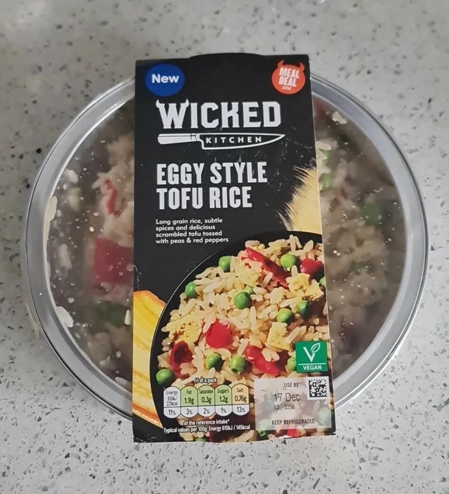 Eggy style tofu rice