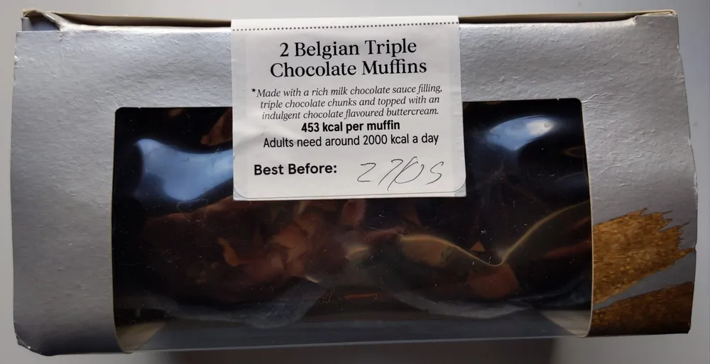 Belgian Triple Chocolate Muffins