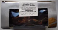 Belgian Triple Chocolate Muffins