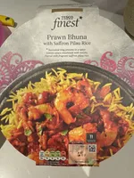 Prawn bhuna with saffron pilau rice