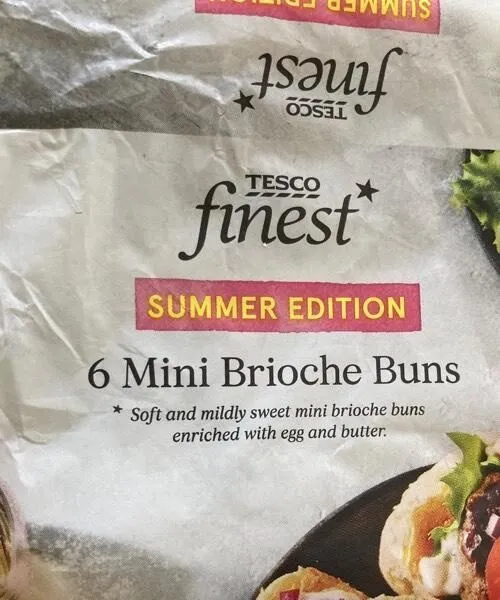 Mini brioche buns