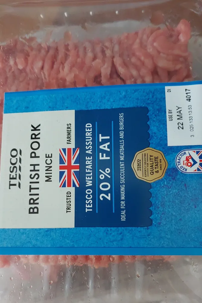 20% Fat Pork Mince