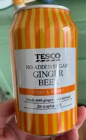 No Added Sugar Ginger Beer