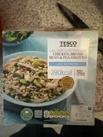 Chicken broad bean & pea risotto