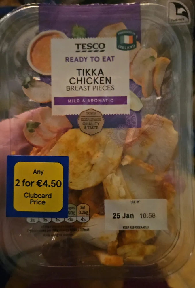 Tikka Chicken Breast Pieces