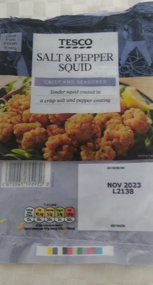 Salt and paper squid