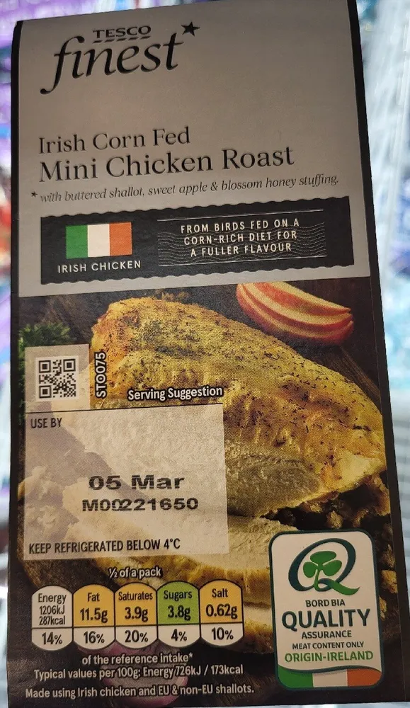 Irish Corn Fed Mini Chicken Roast