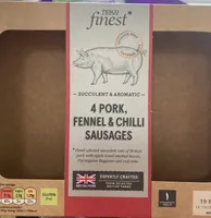 Pork, Fennel & Chilli Sausages