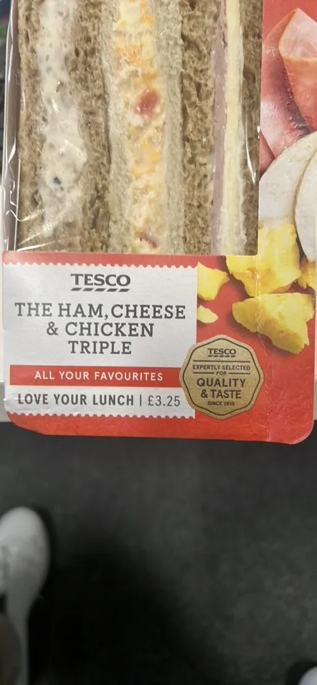 THE HAM, CHEESE & CHICKEN TRIPLE