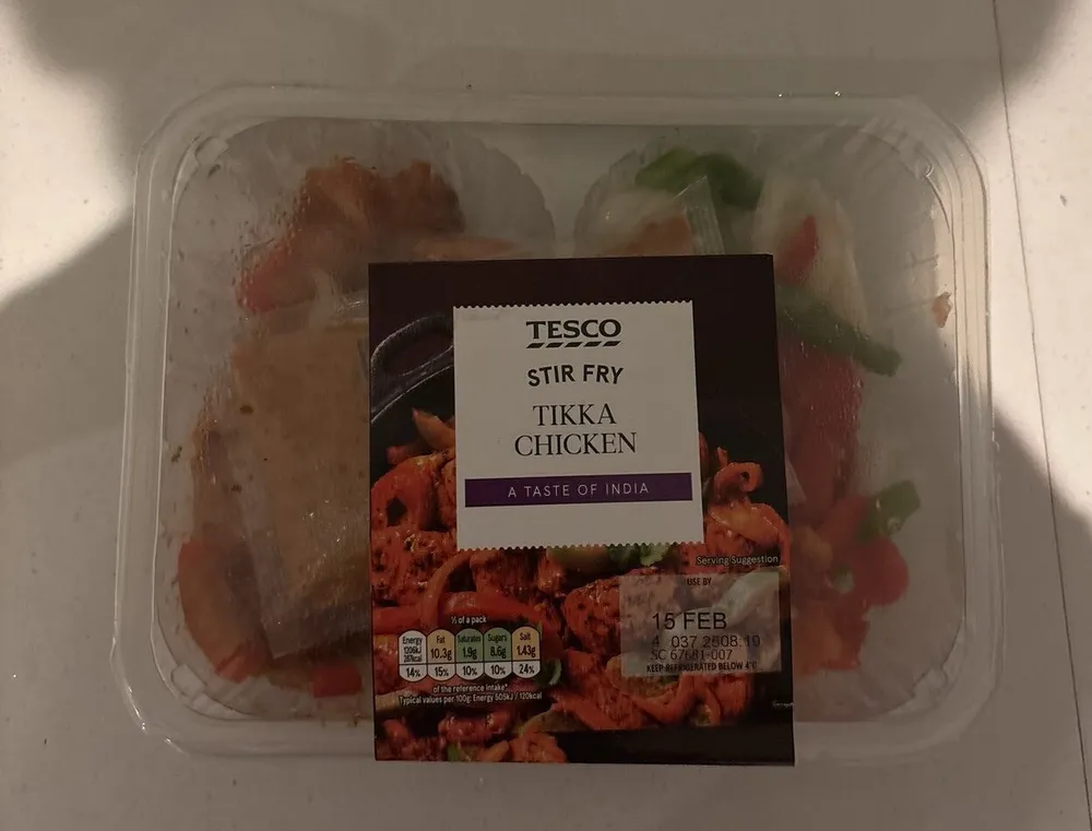 Stir Fry Chicken Tikka