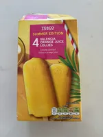 Valencia Orange Juice Lollies
