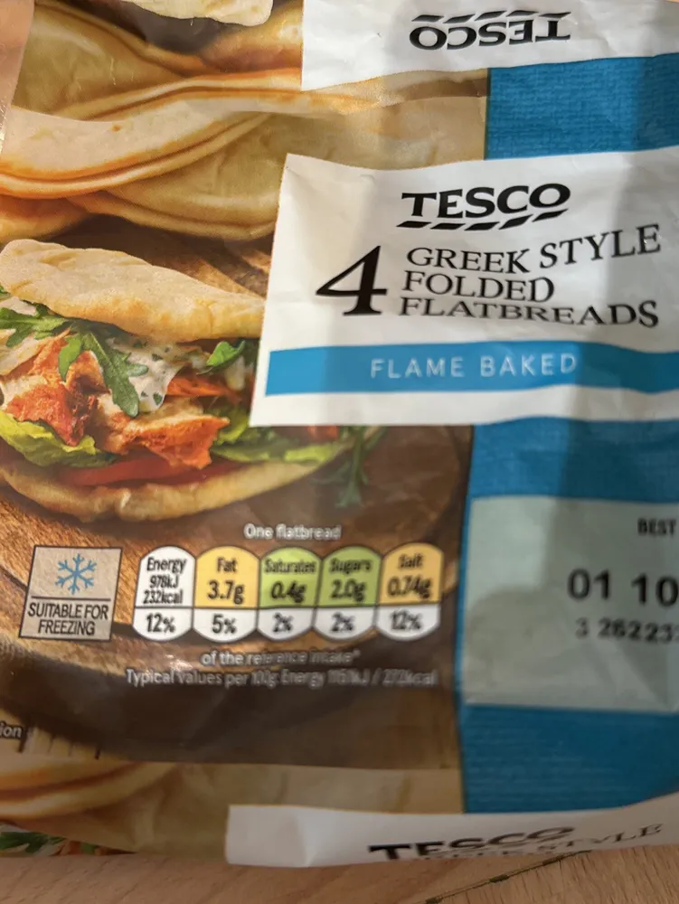 Greek Style Folded Flatbreads