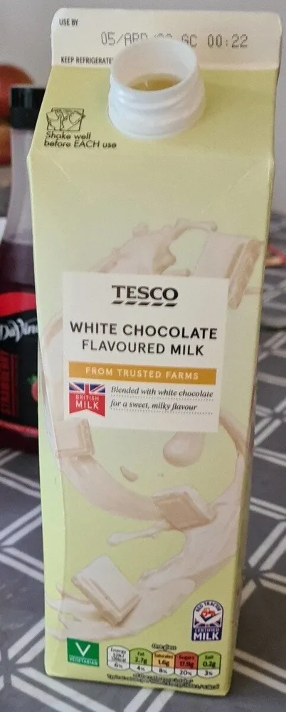 White Chocolate Flavoured Milk