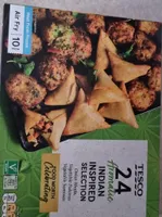 Onion Bhajis Vegetable Pakoras Vegetable Samosas