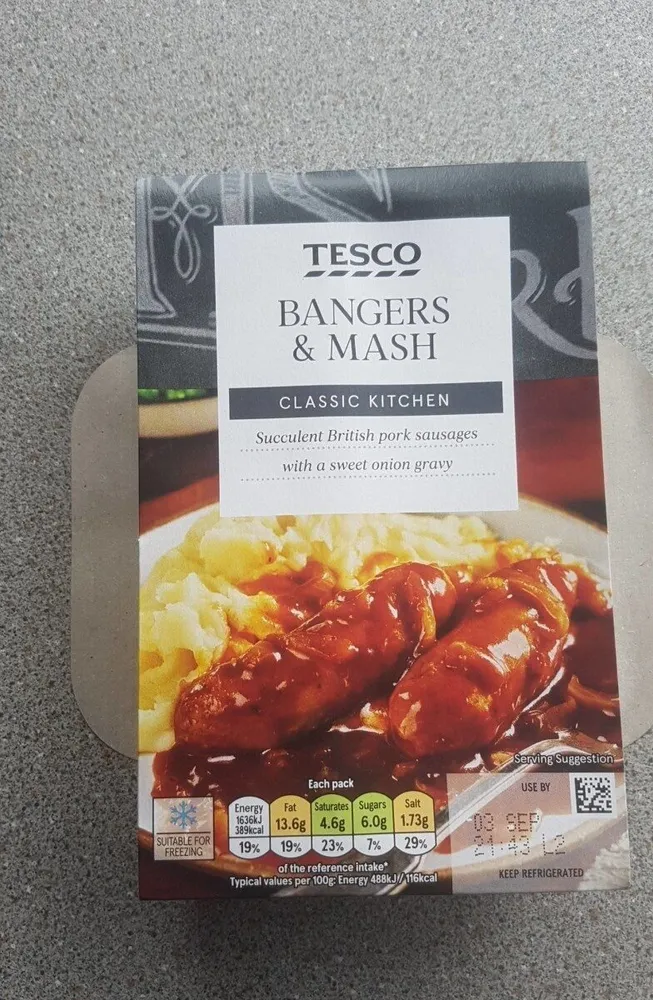 Bangers and mash