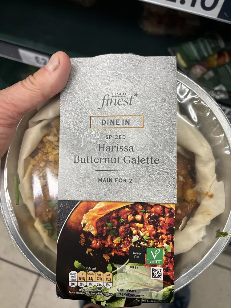 Harissa Butternut Galette