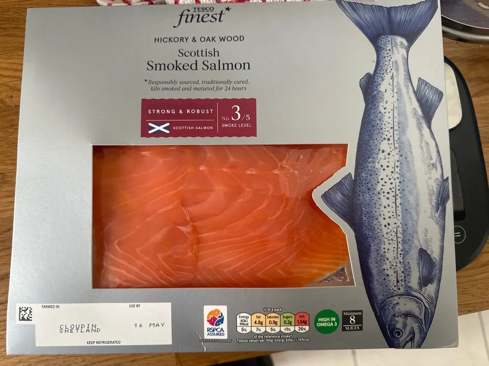 Tesco Finest Scottish Smoked Salmon