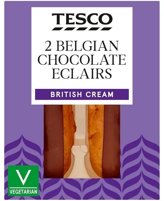 Tesco Belgian Eclair