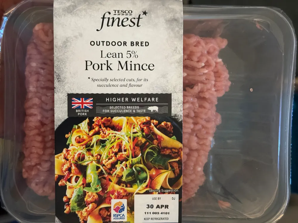 Outdoor Bred Pork Mince (Lean 5%)