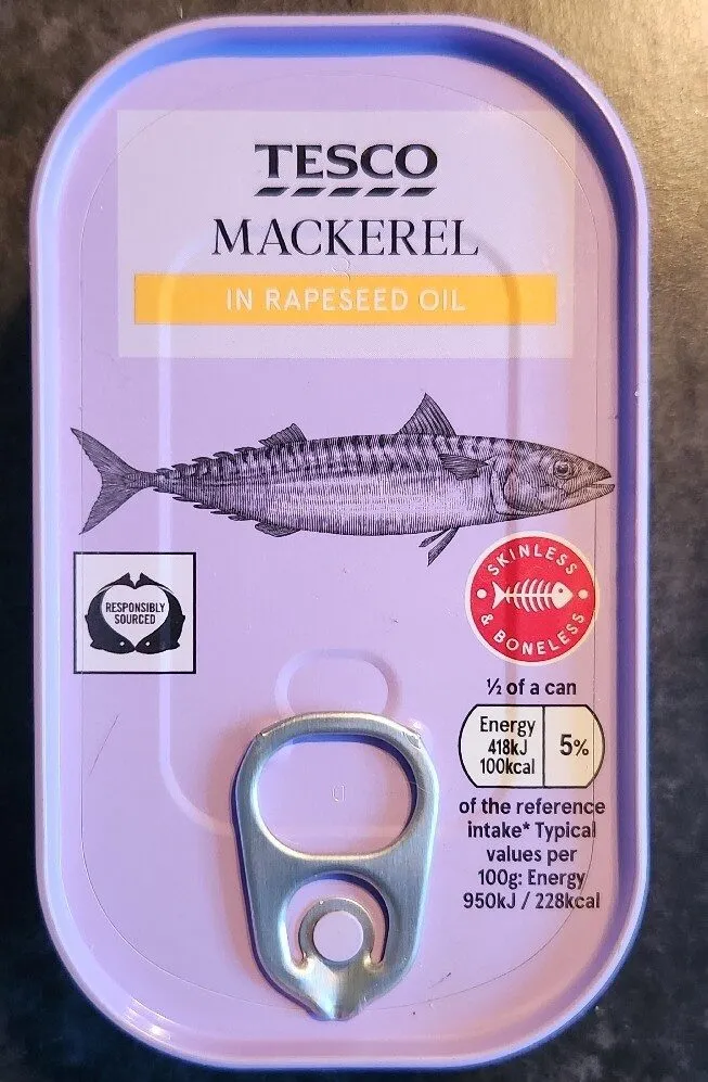 Mackerel In Rapeseed Oil