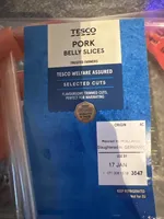 Pork Belly Sliced