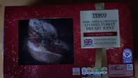 Pork, apple & chestnut stuffed turkey breast joint