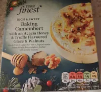 Baking Camembert With Acacia Honey & Truffle Flavoured Glaze & Walnuts