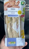 Tuna seetcorn salad sandwich