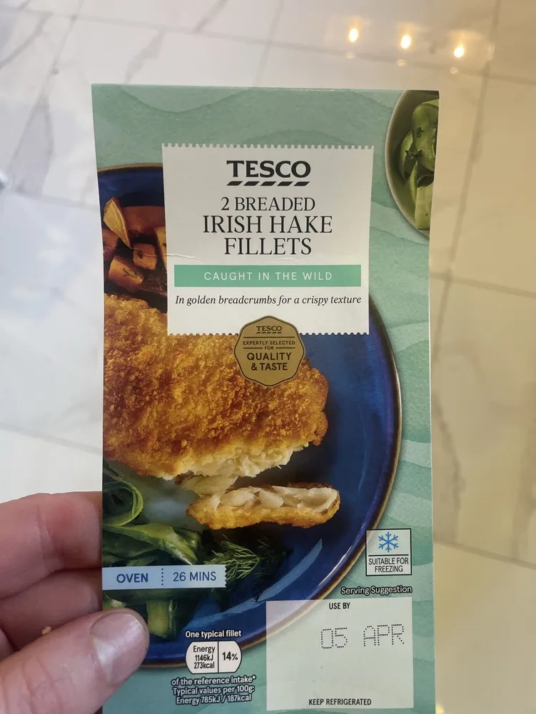 Breaded Irish Hake fillets