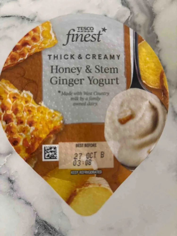 Honey & Stem Ginger Yogurt