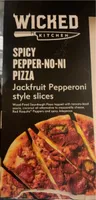 Spicy pepper-no-ni pizza