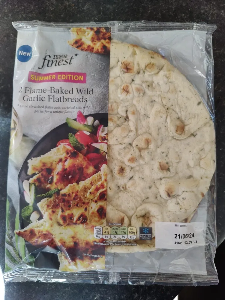Flame-Baked Wild Garlic Flatbreads