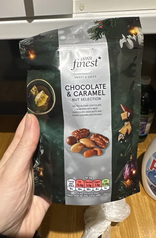 Chocolate & Caramel Nut Selection