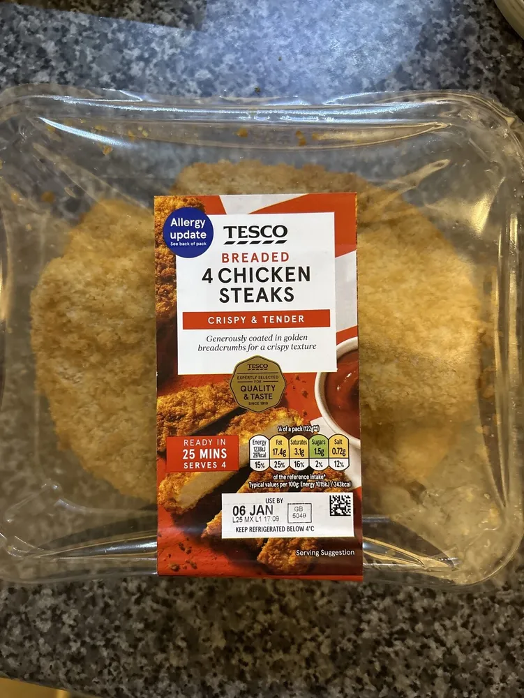 Breaded Chicken Steaks