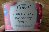 Thick & Creamy Raspberry Yogurt