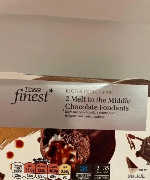 Melt in the Middle Chocolate Fondant