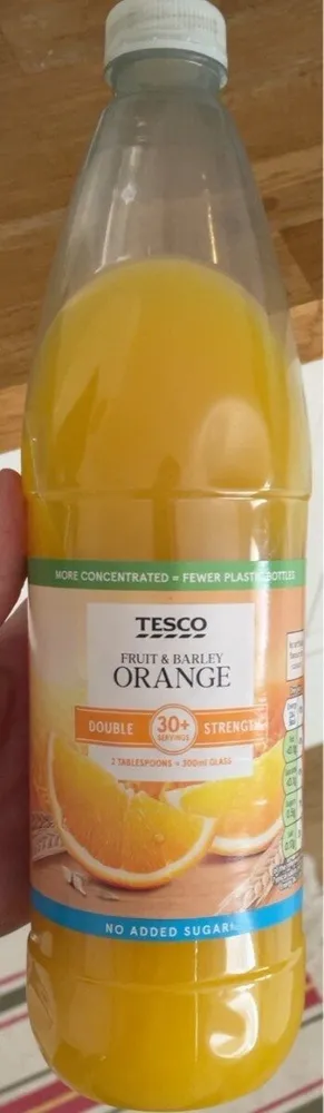 Tesco fruit & barley orange
