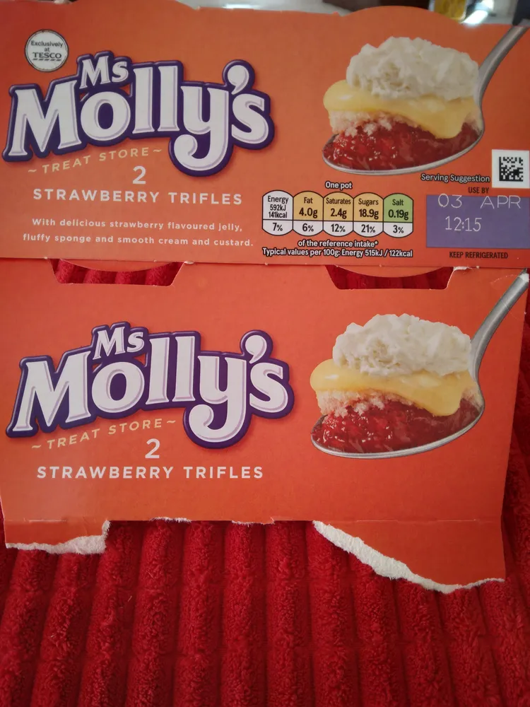strawberry trifles