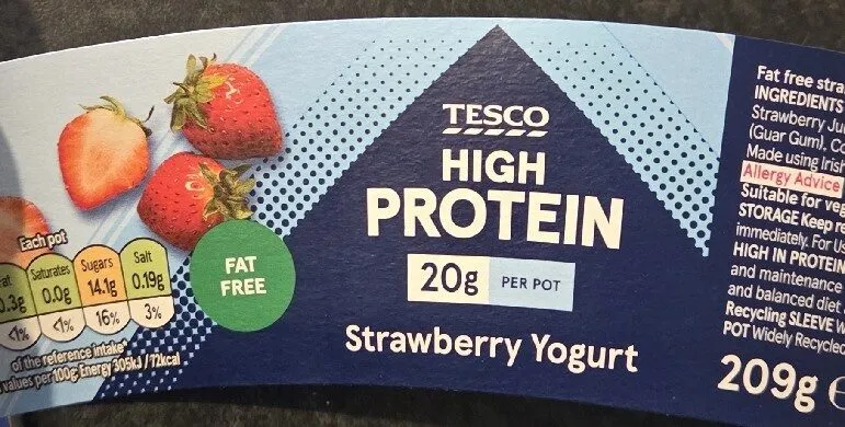 Tesco High protein yogurt