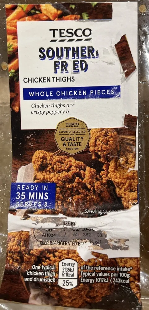 Southern Fried chicken thighs and drumsticks