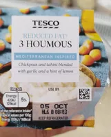 Reduced fat houmous